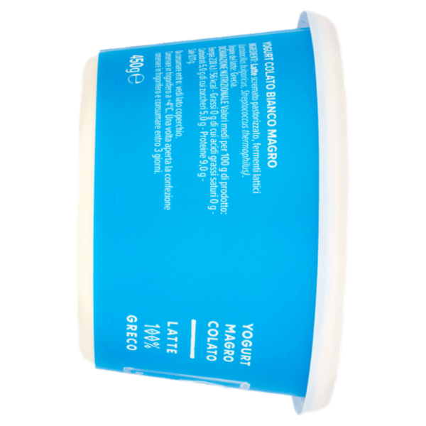 Consilia Yogurt Greco Magro Bianco 0% Grassi 450 g
