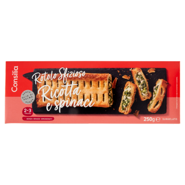 Consilia Rotolo Sfizioso Ricotta e Spinaci Surgelato 250 g