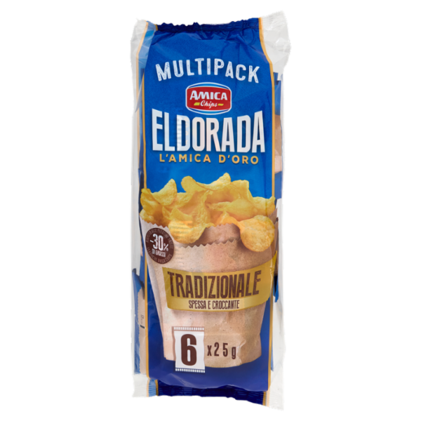 Amica Chips Eldorada Tradizionale 6 x 25 g