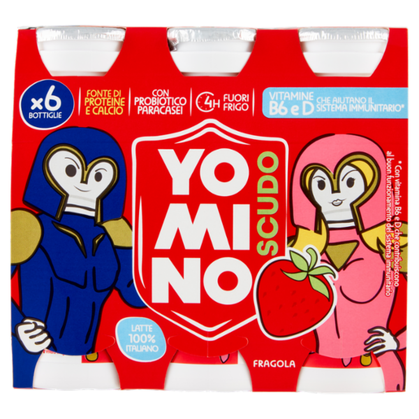 Yomino Scudo Fragola 6 x 90 g