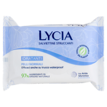 Lycia Salviettine Struccanti Idratanti Pelli Normali 20 Pz