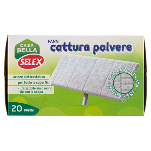 Selex Casa Bella Panni Cattura Polvere 20 pezzi