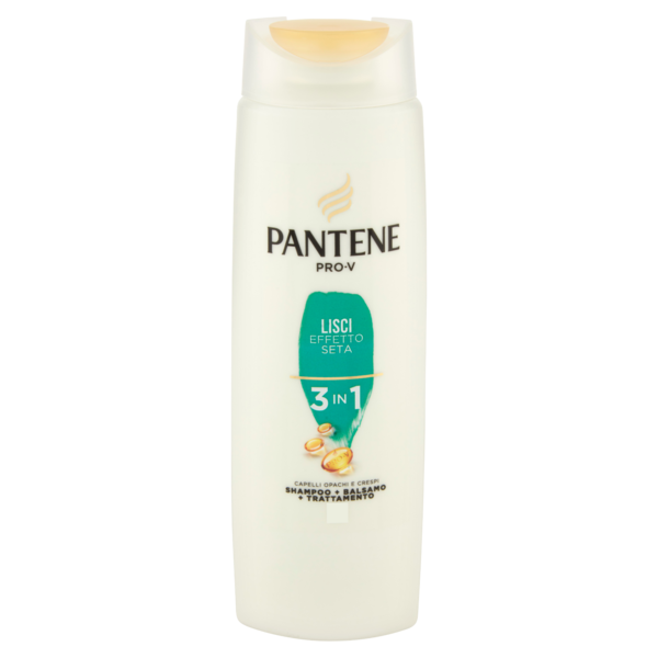 Pantene Shampoo+Balsamo+Trattamento 3in1 Lisci Effetto Seta 225 ml