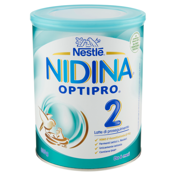 NESTLÉ NIDINA Optipro 2 da 6 mesi Latte di proseguimento in polvere 800g