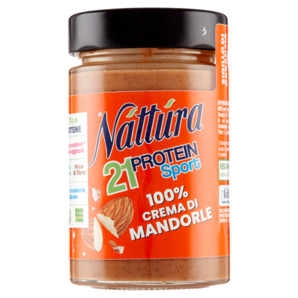 Náttúra 21 Protein Sport 100% Crema di Mandorle 180 g
