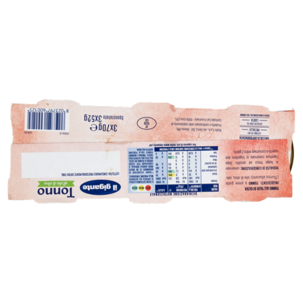 IL GIGANTE Tonno all'olio di oliva 3 x 70 g