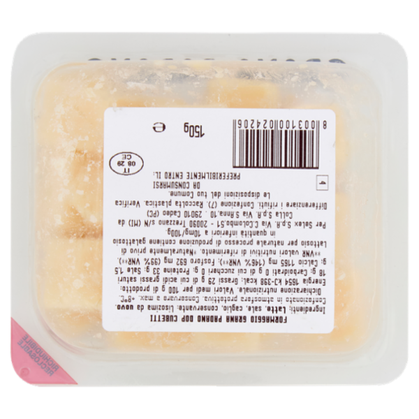 Selex Grana Padano DOP a Cubetti 150 g
