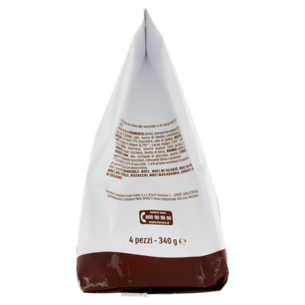 nutella croissant 4 pezzi 340 g