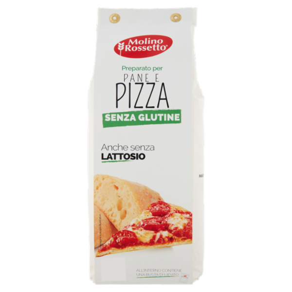 Molino Rossetto Preparato per Pane e Pizza Senza Glutine 500 g