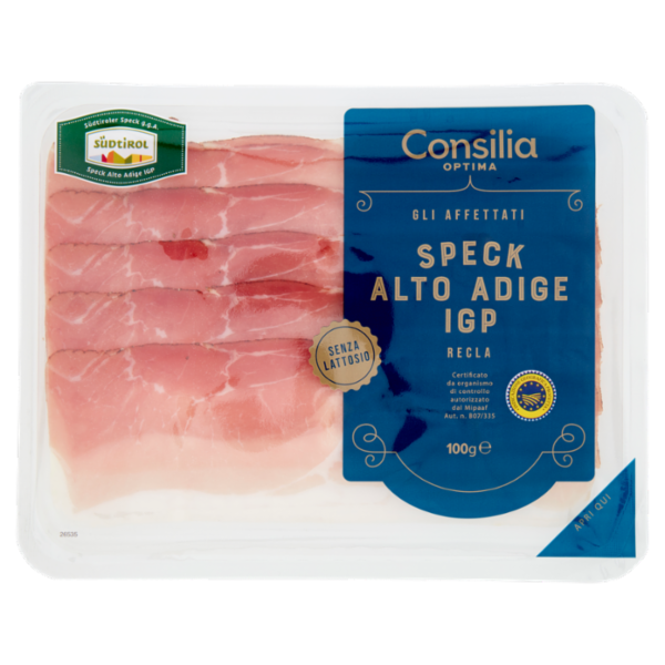 Consilia Optima Speck Alto Adige I.G.P. a Fette 100 g