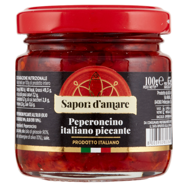 Sapori d'amare Peperoncino italiano piccante 100 g