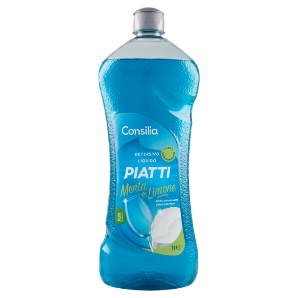 Consilia Detersivo per Stoviglie Menta e Limone 1 L