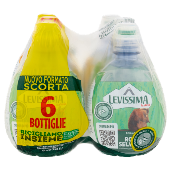 Levissima Issima acqua naturale R-PET 45% 6x0.33L