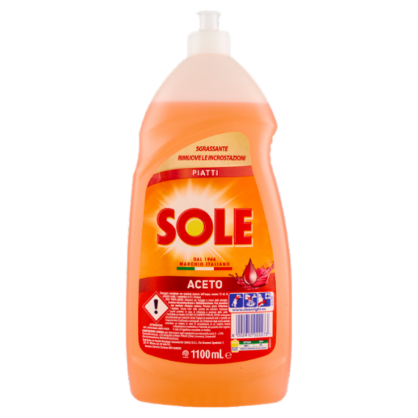 Sole Sapone Piatti Aceto 1,1L