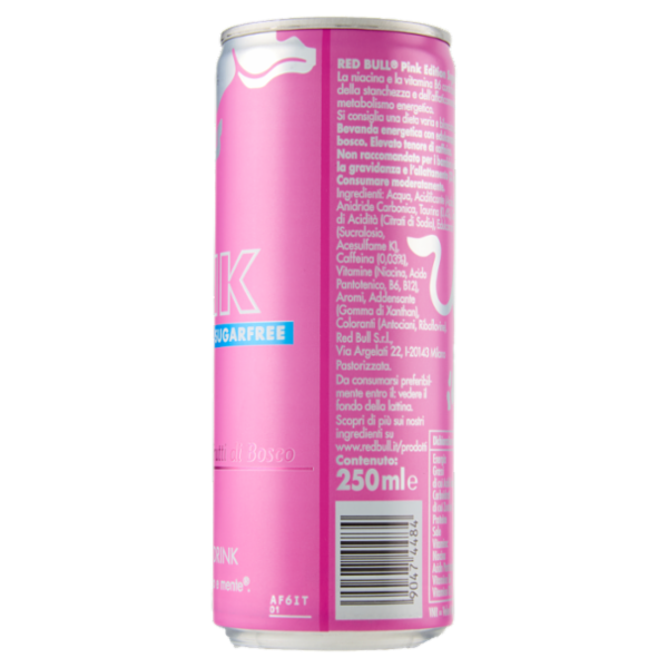 Red Bull Energy Drink, Gusto Frutti di Bosco, Senza Zuccheri, 250 ml