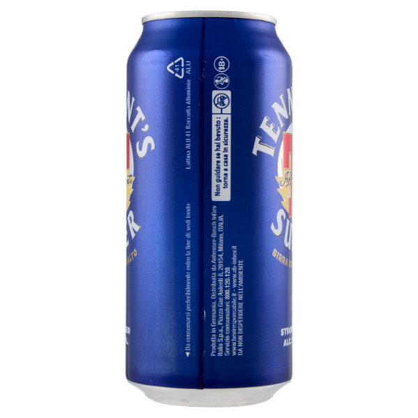 TENNENT'S SUPER Birra strong lager doppio malto lattina 44cl