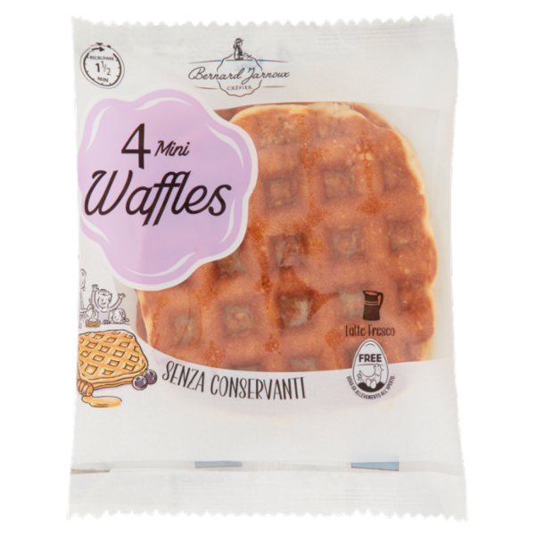 Bernard Jarnoux Crêpier 4 Mini Waffles 4 x 30 g