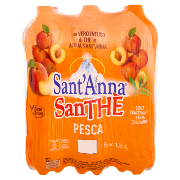 SanThè Sant'Anna Pesca 6 x 1,5 L