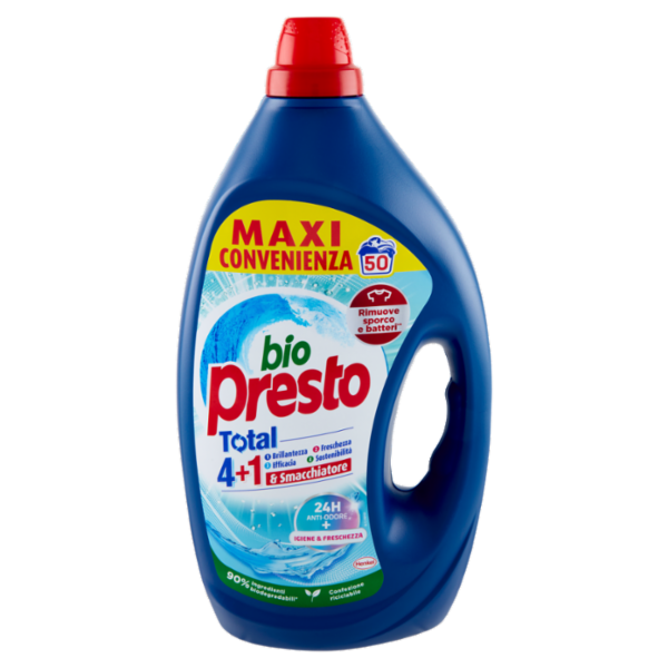 BIO PRESTO Liquido Igiene & Freschezza 50 Lavaggi 2.250 ml