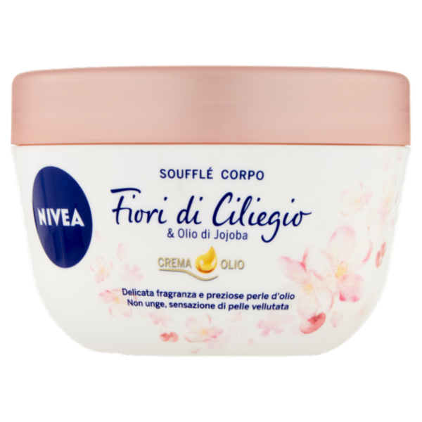 Nivea Soufflé Corpo Fiori di Ciliegio & Olio di Jojoba Crema Olio 200 ml
