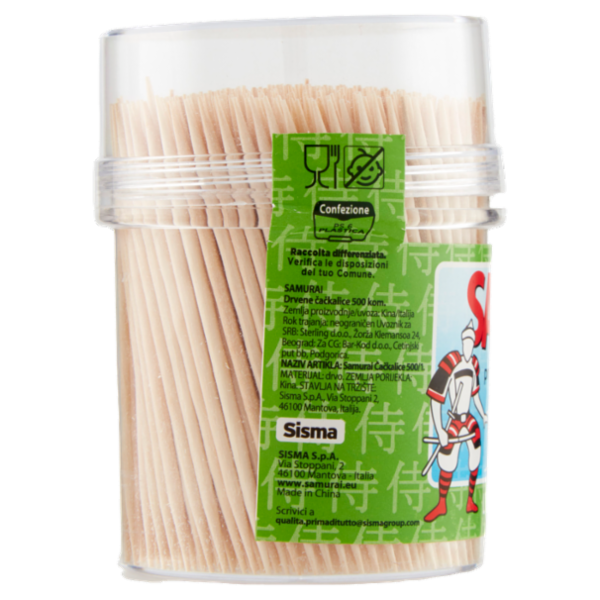 Samurài l'Originale stuzzicadenti 500 pz