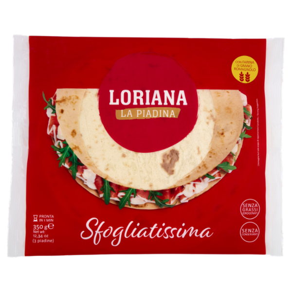 Loriana Sfogliatissima 3 piadine 350 g