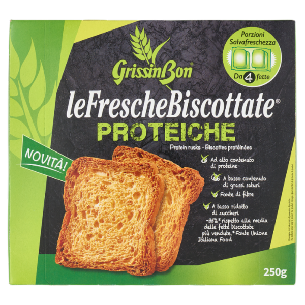 GrissinBon leFrescheBiscottate Proteiche 250 g
