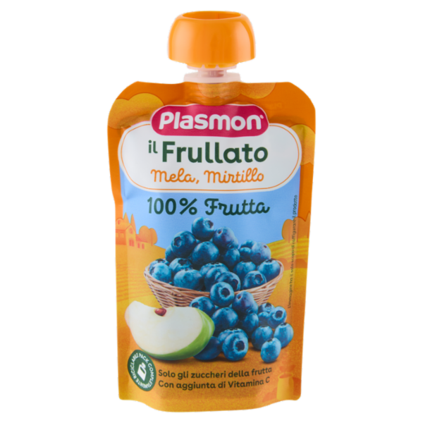 Plasmon il Frullato Mela, Mirtillo 100 g
