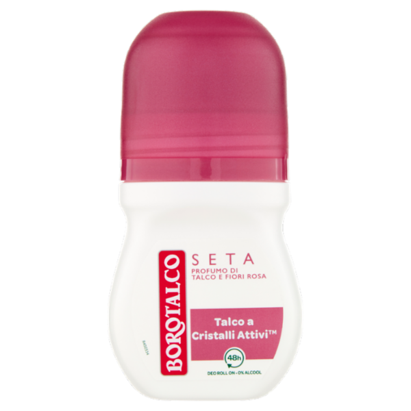 Borotalco Seta Profumo di Talco e Fiori Rosa Deo Roll On 50 ml