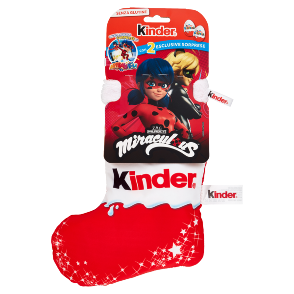Kinder Calza Miraculous 7 pezzi 232 g