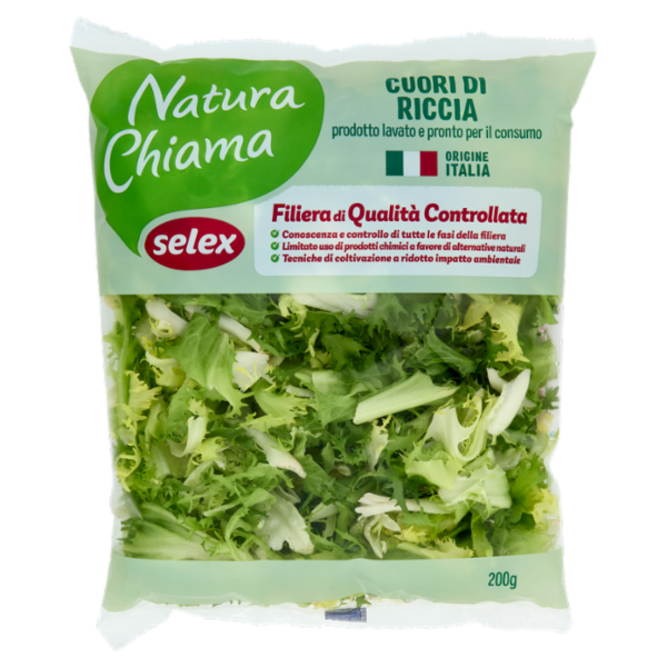 Selex Natura Chiama Indivia Riccia Lavata e Pronta da Condire 200 g