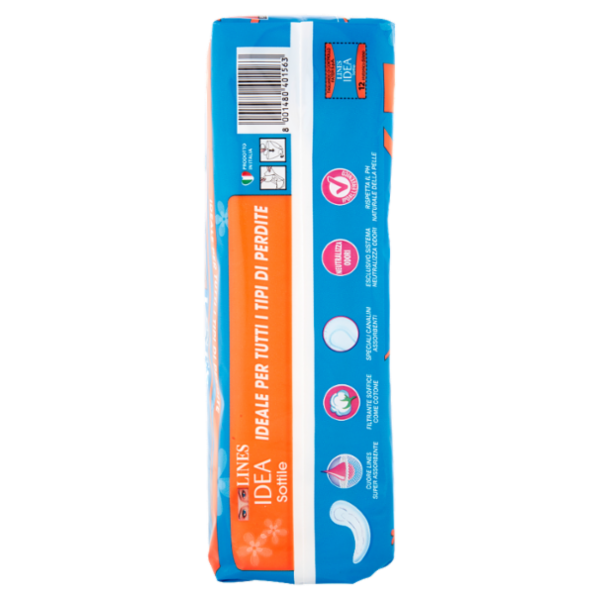 Lines Idea Sottile anatomico disteso 12 pz