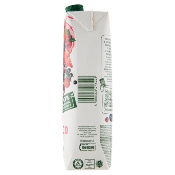 Zuegg Skipper Frutti del Bosco Senza zuccheri aggiunti 1000 ml