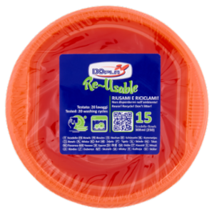 DOpla Re-Usable Scodelle Arancione 300ml (250) 15 Pz