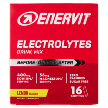 Enervit Electrolytes Drink Mix Lemon Flavour 16 Buste 64 g