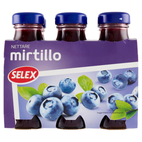 Selex Nettare di Mirtillo 6x125 ml
