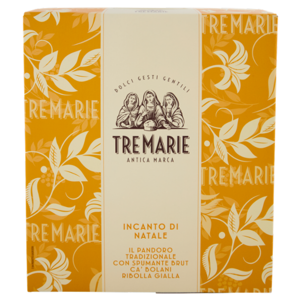 Tre Marie Incanto di Natale Pandoro Tradizionale 750g + Spumante Brut Ca' Bolani Ribolla Gialla 75cl