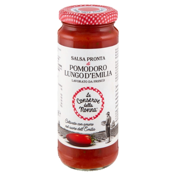Le Conserve della Nonna Salsa Pronta di Pomodoro Lungo d'Emilia 330 g