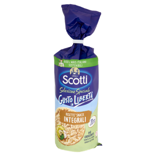 Riso Scotti Selezione Speciale Gusto in Libertà Risette Snack Integrali 150 g