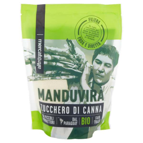 Altromercato Bio Manduvirà Zucchero di Canna 500 g