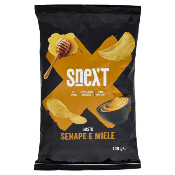 Snext Patatine Gusto Senape e Miele 130 g