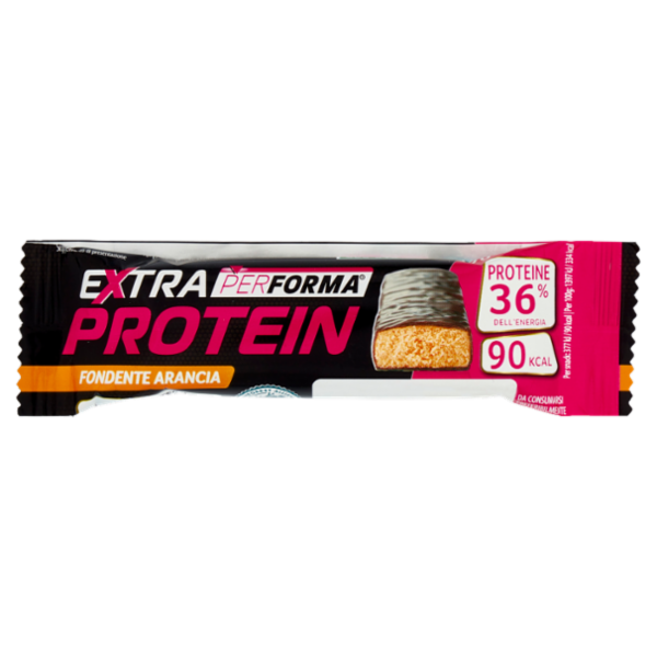 Performa Extra Protein Barretta proteica gusto Fondente Arancia, 90 kcal a barretta, 27g