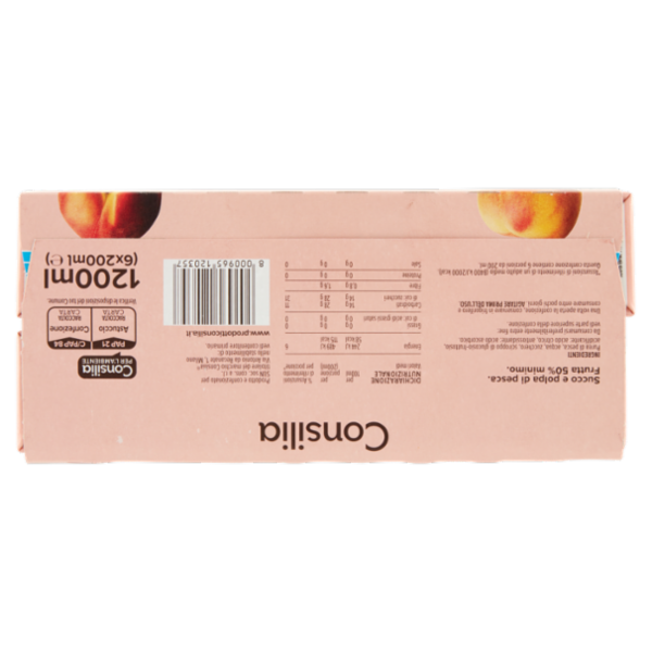 Consilia Succo e Polpa di Pesca 6x200 ml