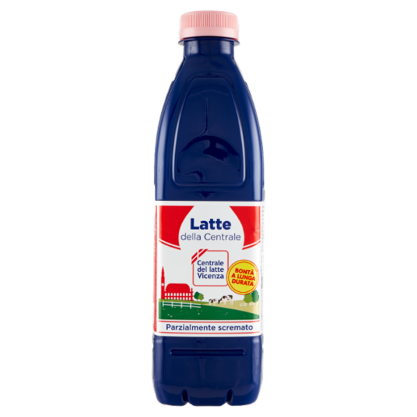 Centrale del latte Vicenza Latte della Centrale Bontà a Lunga Durata Parzialmente Scremato 1 litro