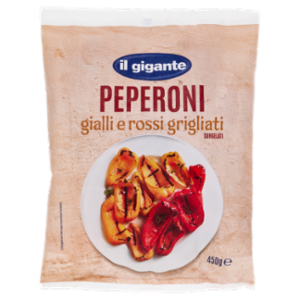 IL GIGANTE Peperoni Gialli e Rossi Grigliati Surgelati 450 g