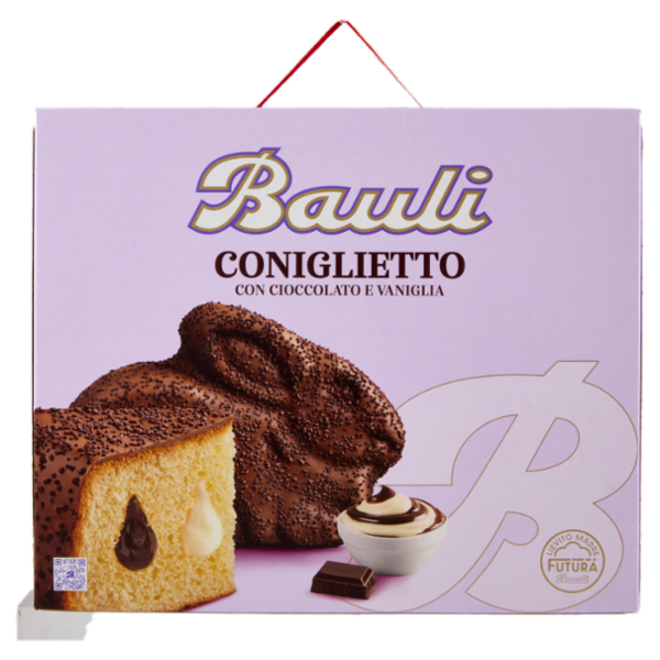 Bauli Coniglietto con Cioccolato e Vaniglia 650 g