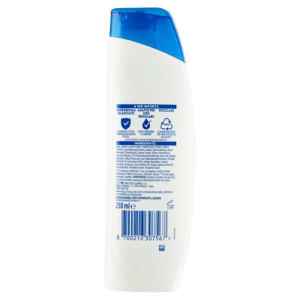 Head & Shoulders Shampoo Antiforfora Suprême Idrata 250 ml