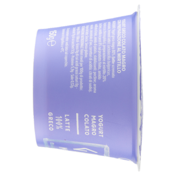 Consilia Yogurt Greco Magro Mirtillo 150 g