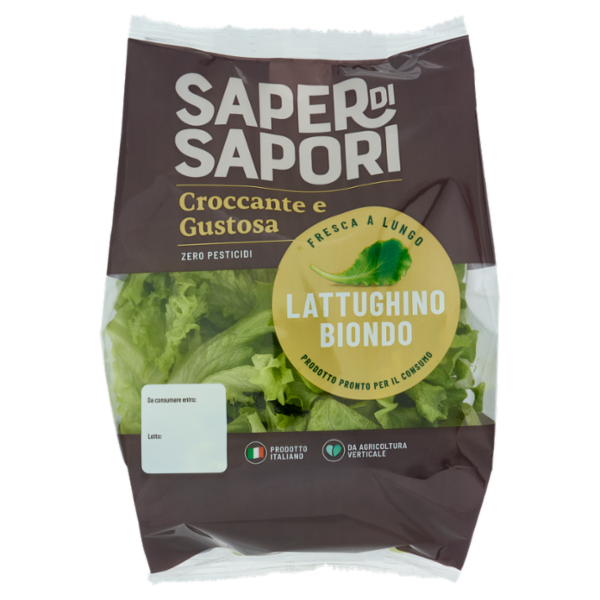 Selex Saper di Sapori Lattughino Biondo Lavato e Pronto per il Consumo 100 g