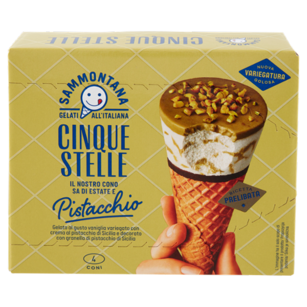 Sammontana Cinque Stelle Pistacchio 4 x 60 g